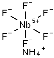 AMMONIUM HEXAFLUORONIOBATE Structural