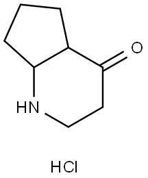 Hexahydro-1H-cyclopenta[b]pyridin-4(4aH)-one Hydrochloride Structural