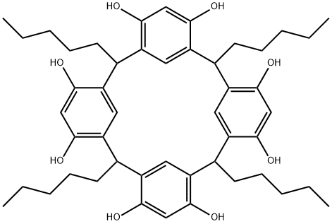 TETRA-N-PENTYLCALIX[4]RESORCINOLARENE Structural