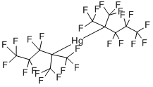 BIS(DECAFLUORO-2-TRIFLUOROMETHYL-2-PENTYL)MERCURY Structural