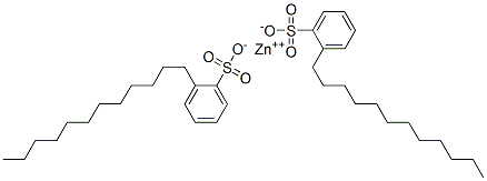 zinc dodecylbenzenesulphonate Structural