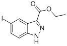 ETHYL 5-IODO-1H-INDAZOLE-3-CARBOXYLATE Structural