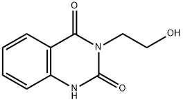 3-(2-Hydroxyethyl)-2,4-(1H,3H)-quinazoline-dione Structural