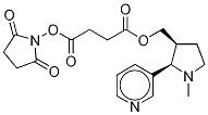 rac-trans 3’-Hydroxymethylnicotine Hemisuccinate N-Hydroxysuccinimide Ester Structural
