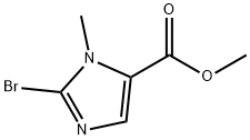 2-BROMO-3-METHYL-3H-IMIDAZOLE-4-CARBOXYLIC ACID METHYL ESTER Structural