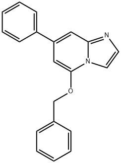 IMidazo[1,2-a]pyridine, 7-phenyl-5-(phenylMethoxy)- Structural