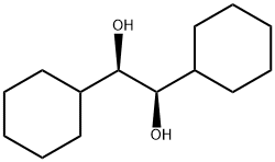 (1R,2R)-(-)-1,2-DICYCLOHEXYL-1,2-ETHANEDIOL Structural