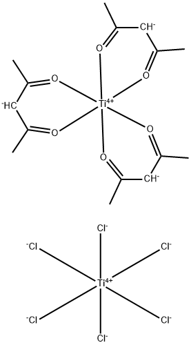 BIS[TRIS(2,4-PENTANEDIONATO)TITANIUM(IV)] HEXACHLOROTITANATE(IV) Structural