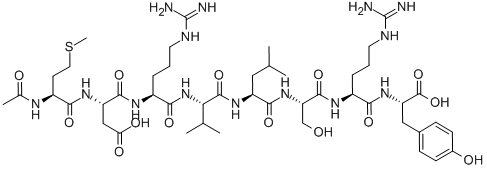 N-ACETYL-MET-ASP-ARG-VAL-LEU-SER-ARG-TYR ACETATE Structural