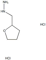 (Oxolan-2-ylmethyl)hydrazine dihydrochloride Structural