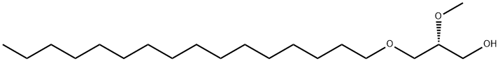 1-O-HEXADECYL-2-O-METHYL-SN-GLYCEROL Structural