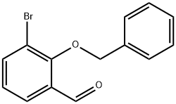 2-BENZYLOXY-3-BROMOBENZALDEHYDE Structural