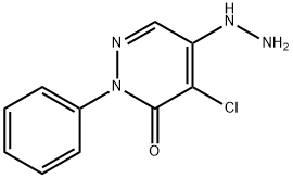 4-CHLORO-5-HYDRAZINO-2-PHENYL-2,3-DIHYDROPYRIDAZIN-3-ONE Structural