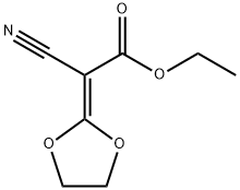 ETHYL 2-CYANO-2-(1,3-DIOXOLAN-2-YLIDEN)ACETATE Structural