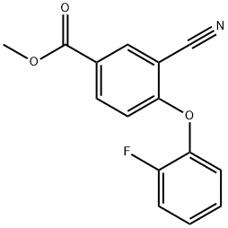 Methyl 3-cyano-4-(2-fluorophenoxy)benzoate