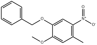 4-Benzyloxy-5-methoxy-2-nitrotoluene Structural