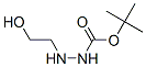Hydrazinecarboxylic acid, 2-(2-hydroxyethyl)-, 1,1-dimethylethyl ester (9CI) Structural