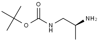 Carbamic acid, [(2S)-2-aminopropyl]-, 1,1-dimethylethyl ester (9CI) Structural