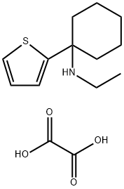 N-ethyl-1-(2-thienyl)cyclohexanamine oxalate Structural