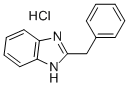 2-benzyl-1H-benzimidazole monohydrochloride Structural