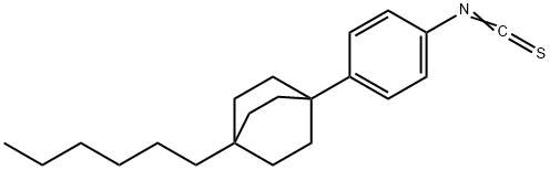 1-HEXYL-4-(4-ISOTHIOCYANATOPHENYL)-BICYC LO(2.2.2)OCTANE, 98 Structural