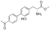 3-(4''-Acetylbiphenyl-4-Yl)-2-Aminopropanoate Hydrochloride Structural