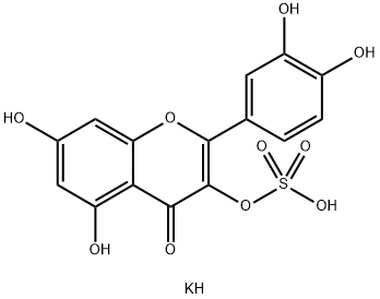 Quercetin 3-Sulfate Potassium Salt Structural