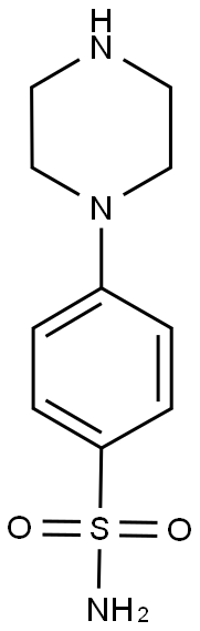 4-PIPERAZINYL BENZENESULFONAMIDE Structural