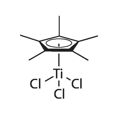 Pentamethylcyclopentadienyltitanium trichloride Structural