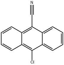 10-CHLORO-9-CYANOANTHRACENE Structural