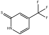 4-(Trifluoromethyl)pyridine-2-thiol Structural