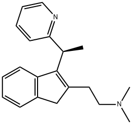 (S)-(+)-DIMETHINDENE MALEATE Structural