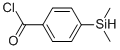 Benzoyl chloride, 4-(dimethylsilyl)- (9CI) Structural