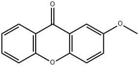 2-Methoxy-9H-xanthen-9-one Structural