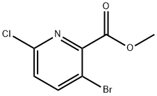 2-Pyridinecarboxylic acid, 3-broMo-6-chloro-, Methyl ester