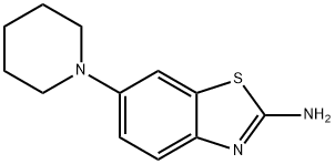 2-BENZOTHIAZOLAMINE, 6-(1-PIPERIDINYL)- Structural