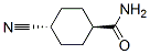 Cyclohexanecarboxamide, 4-cyano-, trans- (9CI) Structural