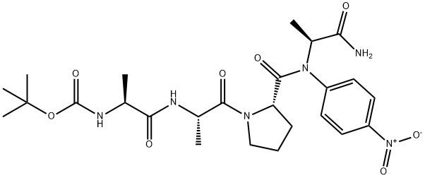 BOC-ALA-ALA-PRO-ALA-PNA Structural