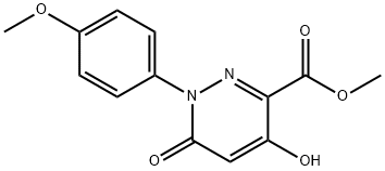 METHYL 4-HYDROXY-1-(4-METHOXYPHENYL)-6-OXO-1,6-DIHYDRO-3-PYRIDAZINECARBOXYLATE Structural