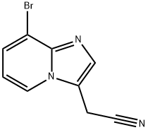 IMidazo[1,2-a]pyridine-3-acetonitrile, 8-broMo- Structural