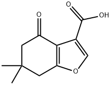 6,6-DIMETHYL-4-OXO-4,5,6,7-TETRAHYDRO-1-BENZOFURAN-3-CARBOXYLIC ACID Structural