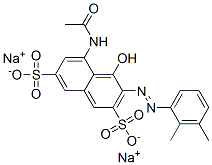 disodium 5-(acetylamino)-3-[(dimethylphenyl)azo]-4-hydroxynaphthalene-2,7-disulphonate  