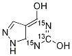 4,6-Dihydroxypyrazolo[3,4-d]pyrimidine-13C,15N2