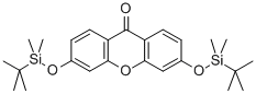 3,6-BIS[[(1,1-DIMETHYLETHYL)DIMETHYLSILYL]OXY]-9H-XANTHEN-9-ONE