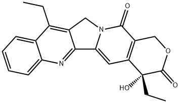 7-Ethyl-20(R)-camptothecin Structural