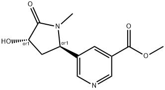 rac trans-3'-Hydroxy Cotinine-3-carboxylic Acid Methyl Ester
 Structural