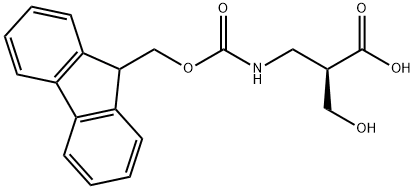 FMoc-(R)-3-aMino-2-(hydroxyMethyl)propanoic acid Structural