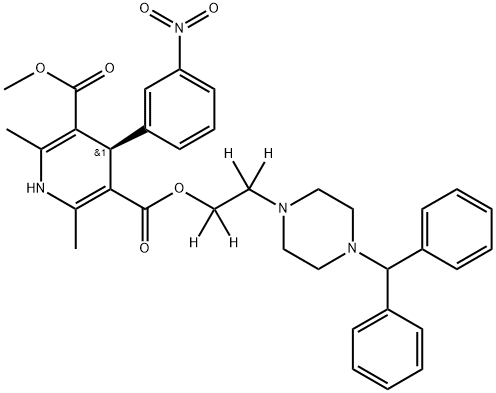 R-(-)-Manidipine-d4 Structural
