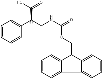 FMoc-(R)-3-aMino-2-phenylpropanoic acid Structural