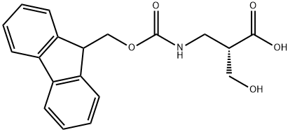 FMoc-(S)-3-aMino-2-(hydroxyMethyl)propanoic acid Structural